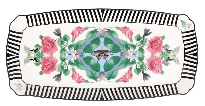 Kaleidoscope 33 cm Dikdörtgen Servis Tabağı