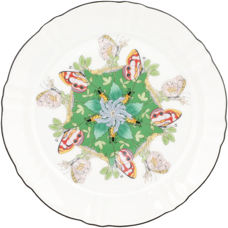 Kaleidoscope 22 cm Yeşil Kahvaltı Tabağı