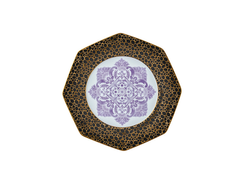 Blooming Baroque - Pasta Tabağı 17 cm Mor