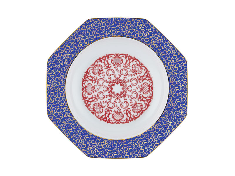 Blooming Baroque - Çukur Tabak 22 cm Kırmızı