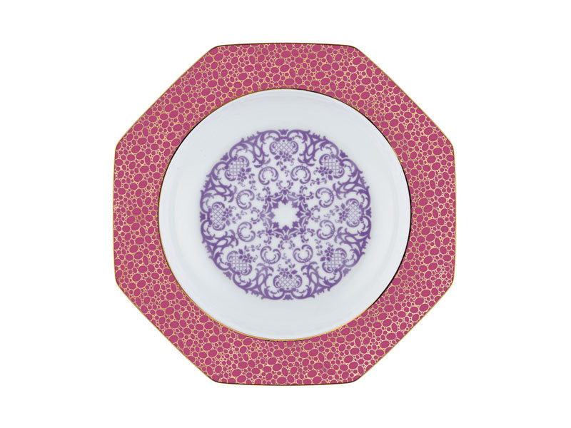 Blooming Baroque - Çukur Tabak 22 cm Mor