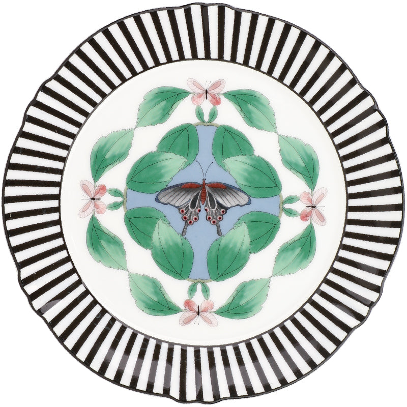 Kaleidoscope 18,5 cm Yaprak Desenli Tatlı Tabağı