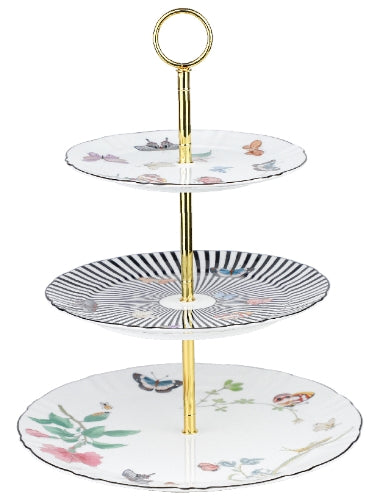 Kaleidoscope 3 Katlı Pasta Servis Standı